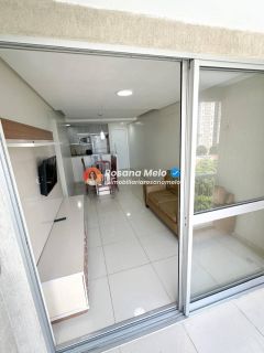 Apartamento mobiliado para alugar com 65m², 2 quartos (1 suíte), varanda, Edf. Vita Praia, em Piedade