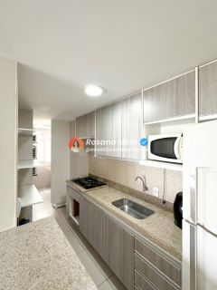 Apartamento mobiliado para alugar com 65m², 2 quartos (1 suíte), varanda, Edf. Vita Praia, em Piedade
