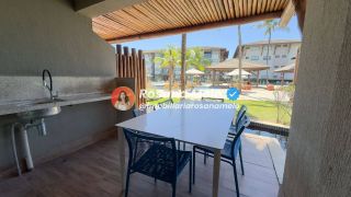 Apartamento térreo à venda com 72,97m², piscina privativa, 2 quartos, Condomínio La Fleur Polinésia, em Muro Alto