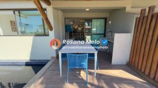 Apartamento térreo à venda com 72,97m², piscina privativa, 2 quartos, Condomínio La Fleur Polinésia, em Muro Alto