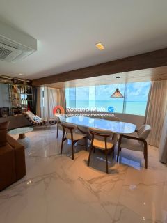 Apartamento à beira-mar, porteira fechada, à venda com 180m², 3 quartos (2 suítes), Edf. Saint Just, em Boa Viagem