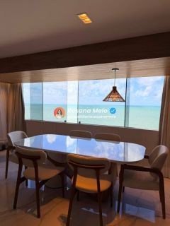 Apartamento à beira-mar, porteira fechada, à venda com 180m², 3 quartos (2 suítes), Edf. Saint Just, em Boa Viagem