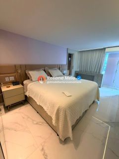 Apartamento à beira-mar, porteira fechada, à venda com 180m², 3 quartos (2 suítes), Edf. Saint Just, em Boa Viagem