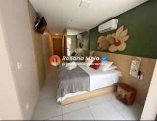 Flat de luxo à venda, porteira fechada, 1 quarto, Varandas do Porto Residence, em Porto de Galinhas