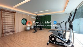Edf Domus Augusto Lins e silva,26m,Studio mobiliado e decorado,vista mar.