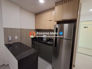 Edf Domus Augusto Lins e silva,26m,Studio mobiliado e decorado,vista mar.