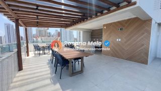 Edf Domus Augusto Lins e silva,26m,Studio mobiliado e decorado,vista mar.