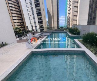 Apartamento 3 suítes, 131,77m², varanda, Edf. Léo Monte, Boa Viagem