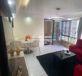 Apartamento 2 quartos (1 suíte), 70m², mobiliado, Edf. Priscila, Boa Viagem
