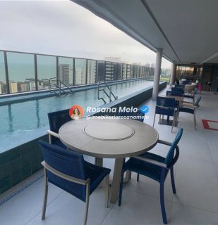 Apartamento 2 quartos (1 suíte), 58,30m², climatizado, Edf. Icon, Boa Viagem