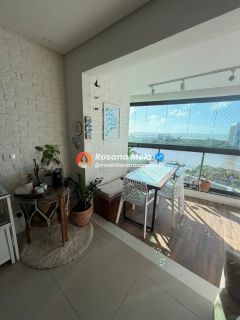 Edf Arcos da Aurora Santo Amaro,127m,andar alto,vista livre para o rio,3 quartos,2 suites,2 vagas.