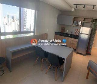 Studio 30m², mobiliado, Edf. Rooftop, Boa Viagem