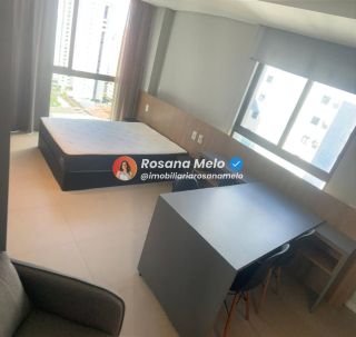 Studio 30m², mobiliado, Edf. Rooftop, Boa Viagem