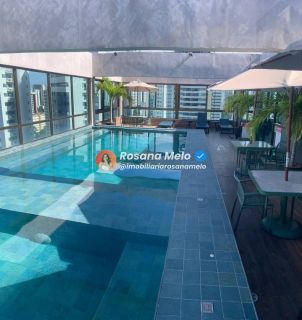 Studio 30m², mobiliado, Edf. Rooftop, Boa Viagem