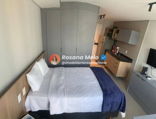 Studio 30m², piscina e academia, Edf. Rooftop, Boa Viagem