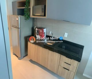 Studio 30m², piscina e academia, Edf. Rooftop, Boa Viagem