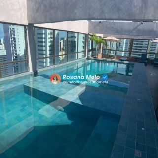 Studio 30m², lazer completo, Edf. Rooftop, Boa Viagem