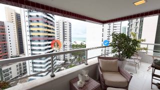 Apartamento 4 suítes, 233,25m², vista para o mar, Edf. Senzala do Suassuna, Boa Viagem