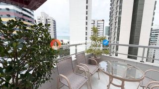 Apartamento 4 suítes, 233,25m², vista para o mar, Edf. Senzala do Suassuna, Boa Viagem