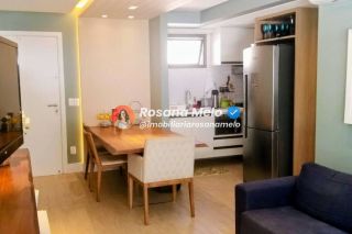 Apartamento 2 quartos (1 suíte), 68,42m², porteira fechada, mobiliado e decorado, Ekoara Residence