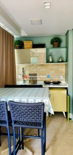 Apartamento 2 quartos (1 suíte), 68,42m², porteira fechada, mobiliado e decorado, Ekoara Residence