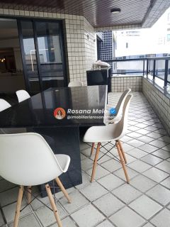 Apartamento 5 quartos (2 suítes), 212m², vista para o mar, Edf. Natália Dias, Boa Viagem
