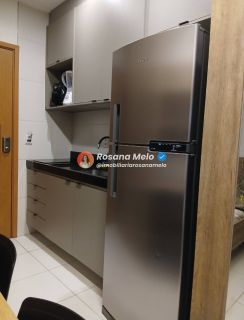 Apartamento 1 quarto, 30m², mobiliado, em frente às piscinas, Mana Beach Ohana, Muro Alto