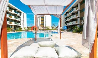 Apartamento 1 quarto, 30m², mobiliado, em frente às piscinas, Mana Beach Ohana, Muro Alto