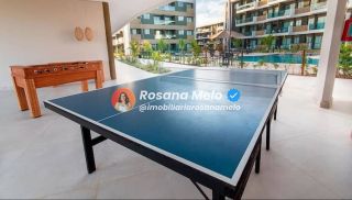 Apartamento 1 quarto, 30m², mobiliado, em frente às piscinas, Mana Beach Ohana, Muro Alto