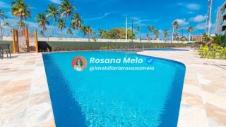 Apartamento 1 quarto, 30m², mobiliado, em frente às piscinas, Mana Beach Ohana, Muro Alto