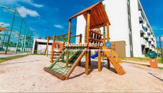Apartamento 1 quarto, 30m², mobiliado, em frente às piscinas, Mana Beach Ohana, Muro Alto