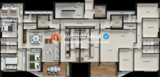 Apartamento 4 quartos (2 suítes), 132m², lazer completo, Edf. Alameda Jardins, Boa Viagem