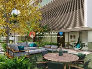 Apartamento 4 quartos (2 suítes), 132m², lazer completo, Edf. Alameda Jardins, Boa Viagem