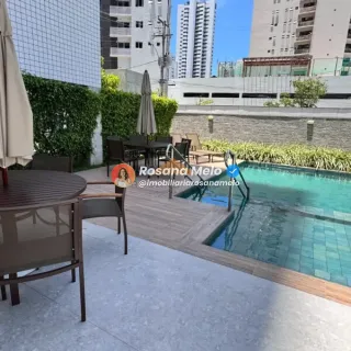 Apartamento 3 quartos (1 suíte), 97,75m², lazer completo, Edf. Quinta Maria Diva Galvão, Boa Viagem