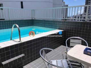 Cobertura 3 quartos (1 suíte), 180m², vista para o mar, Edf. Alexandria, Boa Viagem