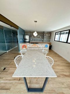 Apartamento 1 quarto, 28m², lounge panorâmico na cobertura, Edf. Porto Horizonte