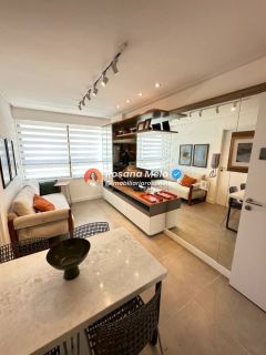 Apartamento 1 quarto, 28m², lounge panorâmico na cobertura, Edf. Porto Horizonte