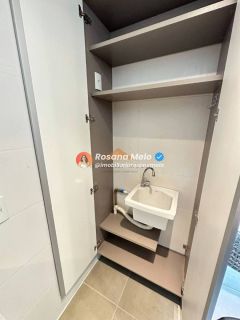 Apartamento 1 quarto, 28m², lounge panorâmico na cobertura, Edf. Porto Horizonte