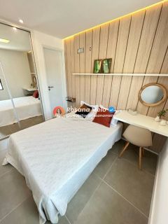 Apartamento 1 quarto, 28m², lounge panorâmico na cobertura, Edf. Porto Horizonte