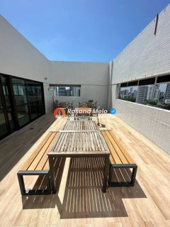 Apartamento 1 quarto, 28m², lounge panorâmico na cobertura, Edf. Porto Horizonte