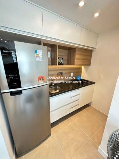 Apartamento 1 quarto, 28m², lounge panorâmico na cobertura, Edf. Porto Horizonte