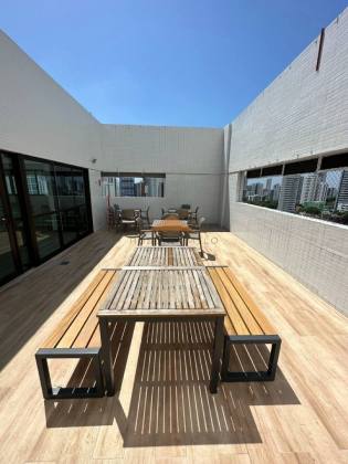 Apartamento 2 quarto, 51m², lounge panorâmico na cobertura, Edf. Porto Horizonte