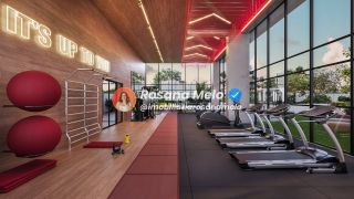 Apartamento 1 quarto, aproximadamente 39m², lazer completo, Edf. Concept João Farinha, Boa Viagem