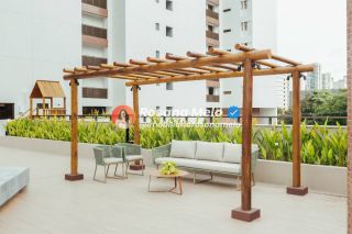 Apartamento 1 quarto (1 suíte), 61,50m², piscina panorâmica, Edf. Icon, Boa Viagem