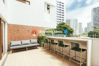 Apartamento 1 quarto (1 suíte), 61,50m², piscina panorâmica, Edf. Icon, Boa Viagem