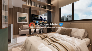 Apartamento 26,76m², piscina, coworking, Edf. Varandas de Casa Forte, Casa Forte
