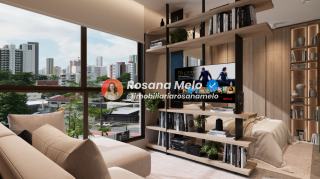 Apartamento 26,76m², piscina, coworking, Edf. Varandas de Casa Forte, Casa Forte