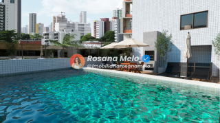 Apartamento 26,76m², piscina, coworking, Edf. Varandas de Casa Forte, Casa Forte