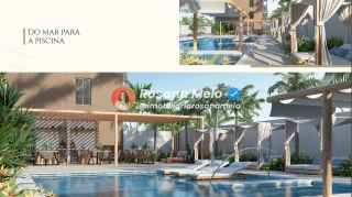 Apartamento duplex, 3 quartos, 157m², piscina privativa, 2 vagas, Amura Carneiros, Tamandaré