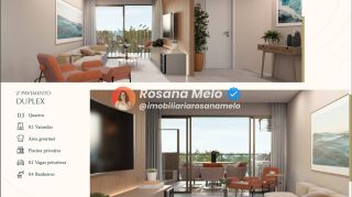 Apartamento duplex, 3 quartos, 157m², piscina privativa, 2 vagas, Amura Carneiros, Tamandaré